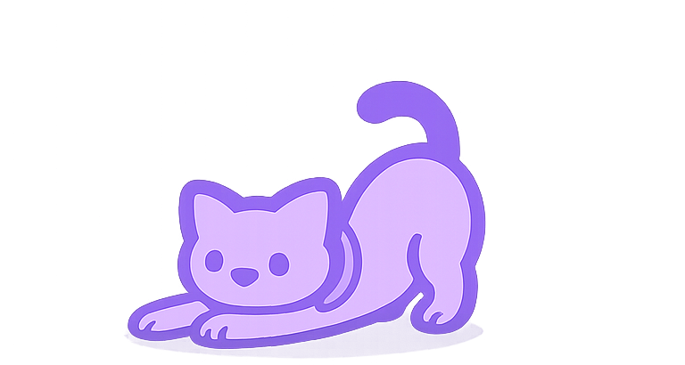 Cat mascot bottom right